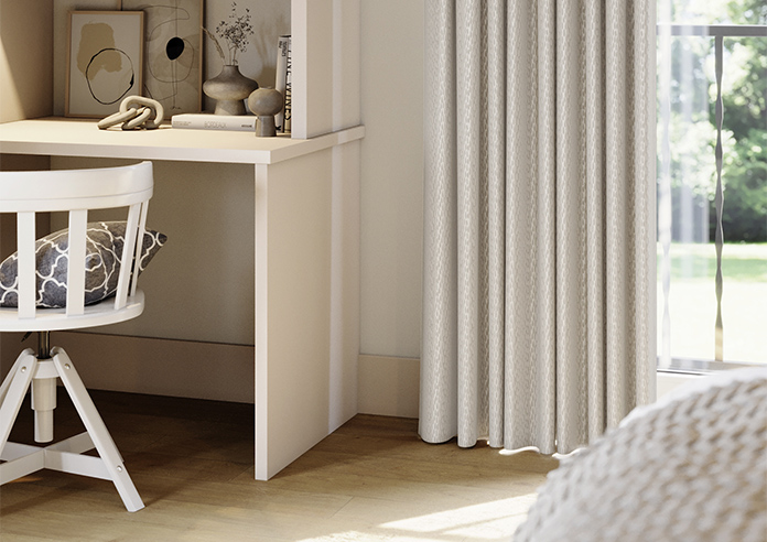 Dew Drop, Metallic Ivory - Made to Measure Curtains - Image 5